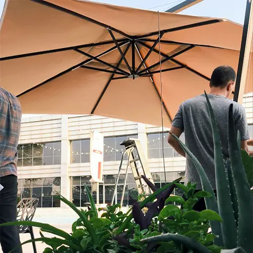 صفحه اصلی 27 چتر سایبان مربع سایز 4در4 پایه کنار آلفا